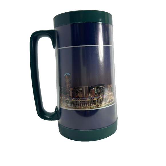 1966-1996 Busch Stadium 30th Anniversary STL Cardinal Beer Mug Baseball View VTG - Picture 4 of 12